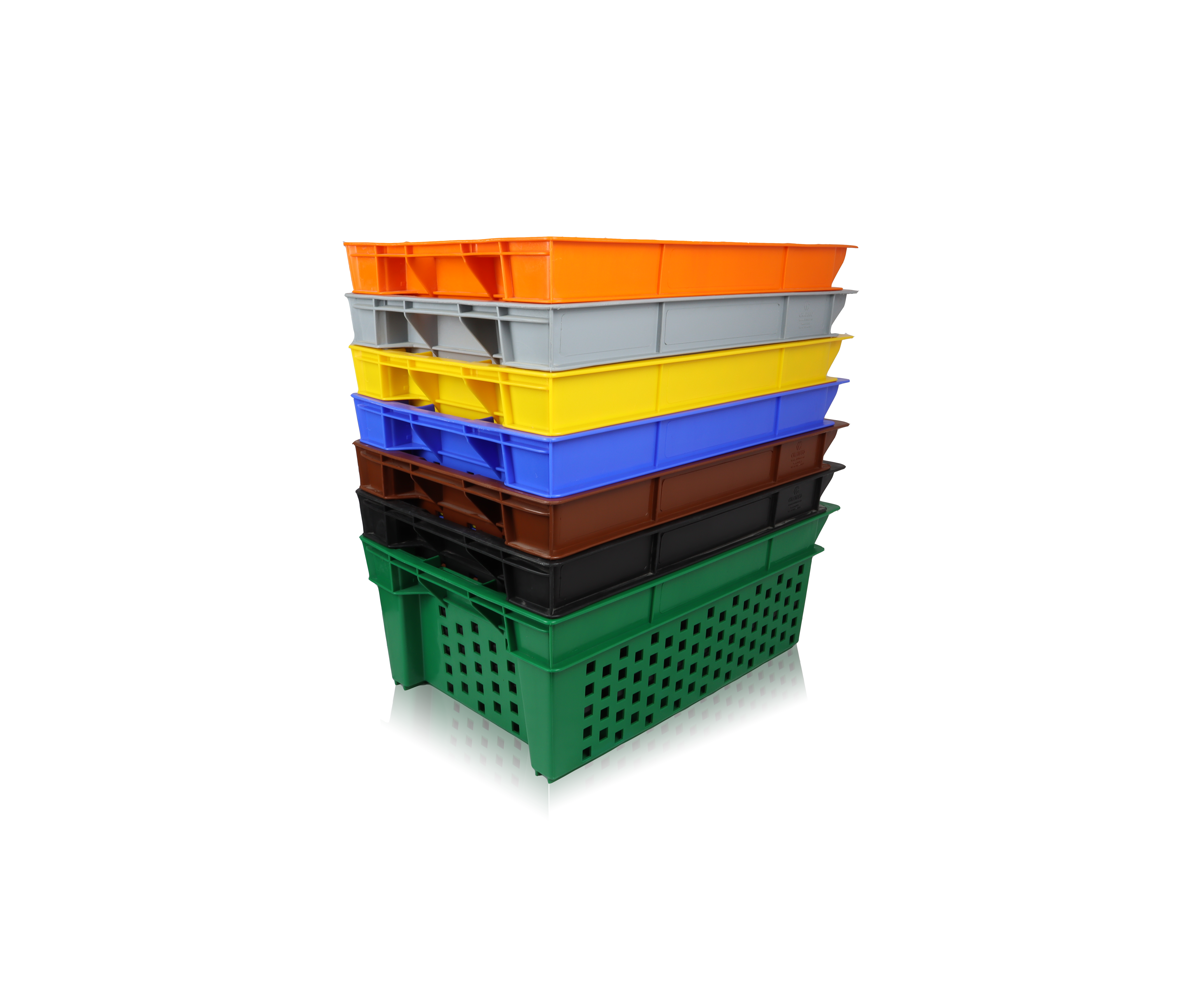 VENTILATED NESTABLE CRATE(600 x 400 x 280 (LWH) MM) - Image 2