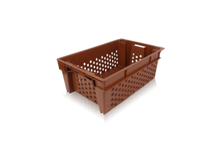 VENTILATED NESTABLE CRATE(600 x 400 x 280 (LWH) MM)