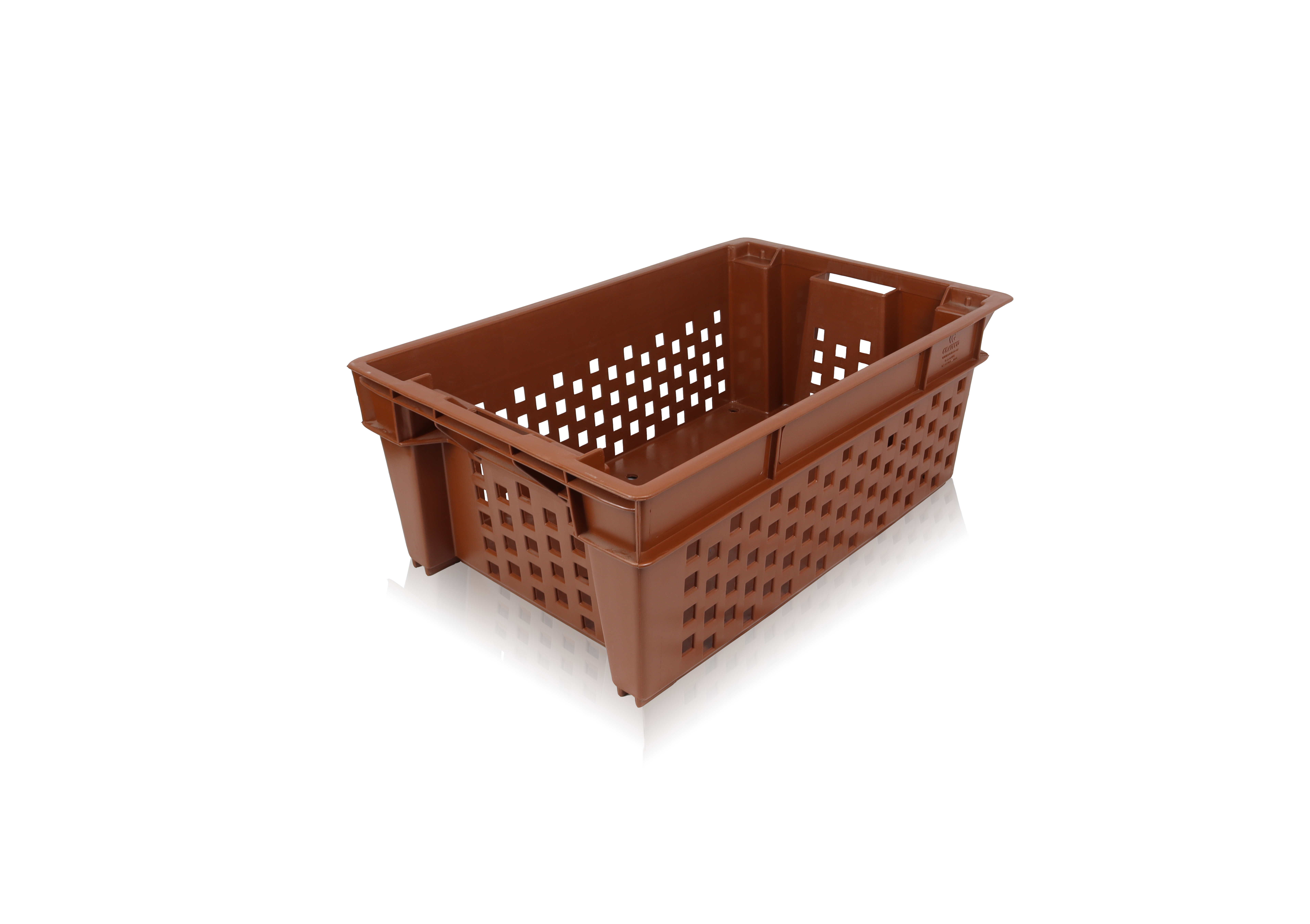 VENTILATED NESTABLE CRATE(600 x 400 x 280 (LWH) MM)