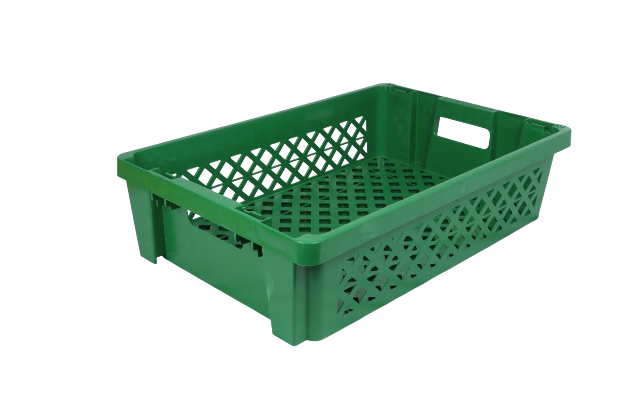 VENTILATED NESTABLE CRATE (600 x 400 x 150 (LWH) MM
