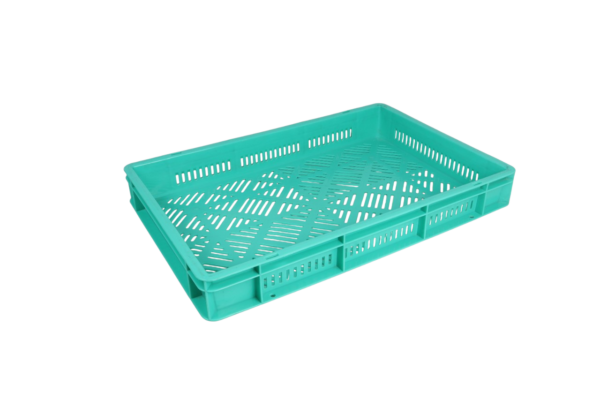 VENTILATED CRATE(600 x 400 x 80 (LWH) MM)