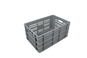 VENTILATED CRATE (600 x 400 x 275 (LWH) MM