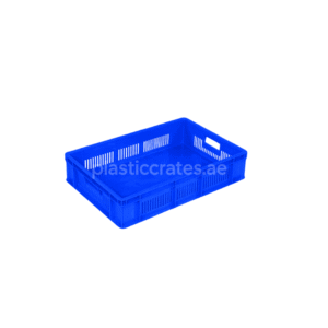 SIDE VENTILATED BOTTOM CLOSED CRATE 600 X 400 x 125 mm