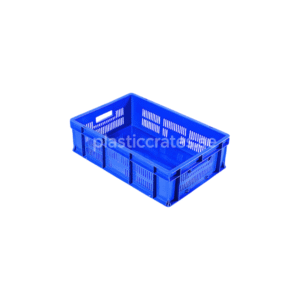 SIDE VENTILATED BOTTOM CLOSED CRATE 600 X 400 x 170 mm