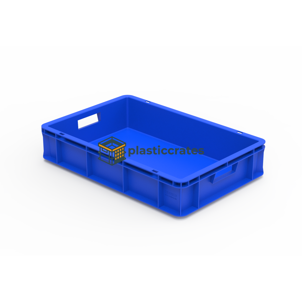 Closed Stacking Crate 60 × 40 × 12.5 cm - 600 × 400 mm Crates (CCCL-64125)