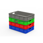 Closed Stacking Crate 60 × 40 × 12.5 cm - 600 × 400 mm Crates (CCCL-64125) — view 9