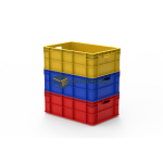 Closed Stacking Crate 60 × 40 × 22 cm - 600 × 400 mm Crates (CCCL-64220) — view 9