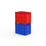 Closed Stacking Crate 60 × 40 × 48.5 cm - 600 × 400 mm Crates (CCCL-64485) — view 9