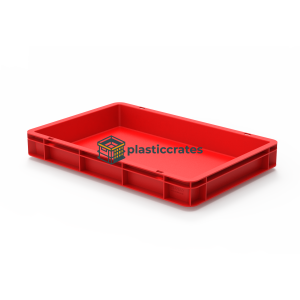 Closed Stacking Crate 60 × 40 × 8 cm - 600 × 400 mm Crates (CCCL-6480)