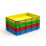 Closed Stacking Crate 60 × 40 × 8 cm - 600 × 400 mm Crates (CCCL-6480) — view 7