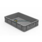 Side Vented Stacking Crate 60 × 40 × 12.5 cm - 600 × 400 mm Crates (CCSVBC-64125) — view 5