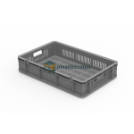 Ventilated Stacking Crate 60 × 40 × 12.5 cm - 600 × 400 mm Crates (CCVC-64125) — view 7
