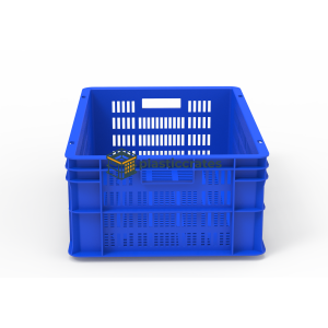 Ventilated Stacking Crate 60 × 40 × 22 cm - 600 × 400 mm Crates (CCVC-64220)