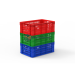 Ventilated Stacking Crate 60 × 40 × 22 cm - 600 × 400 mm Crates (CCVC-64220) — view 10