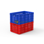 Ventilated Harvest Crate 60 × 40 × 27.5 cm - 600 × 400 mm Crates (CCVC-64275) — view 10