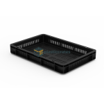 Ventilated Stacking Crate 60 × 40 × 8 cm - 600 × 400 mm Crates (CCVC-6480) — view 2