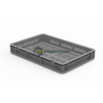 Ventilated Stacking Crate 60 × 40 × 8 cm - 600 × 400 mm Crates (CCVC-6480) — view 6