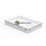 Ventilated Stacking Crate 60 × 40 × 8 cm - 600 × 400 mm Crates (CCVC-6480) — view 7