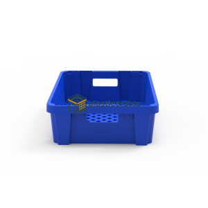 Ventilated Nesting Crate 60 × 40 × 15 cm - 600 × 400 mm Crates (CCVNC-64150)