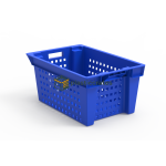 Ventilated Nesting Crate 60 × 40 × 28 cm - 600 × 400 mm Crates (CCVNC-64280) — view 3
